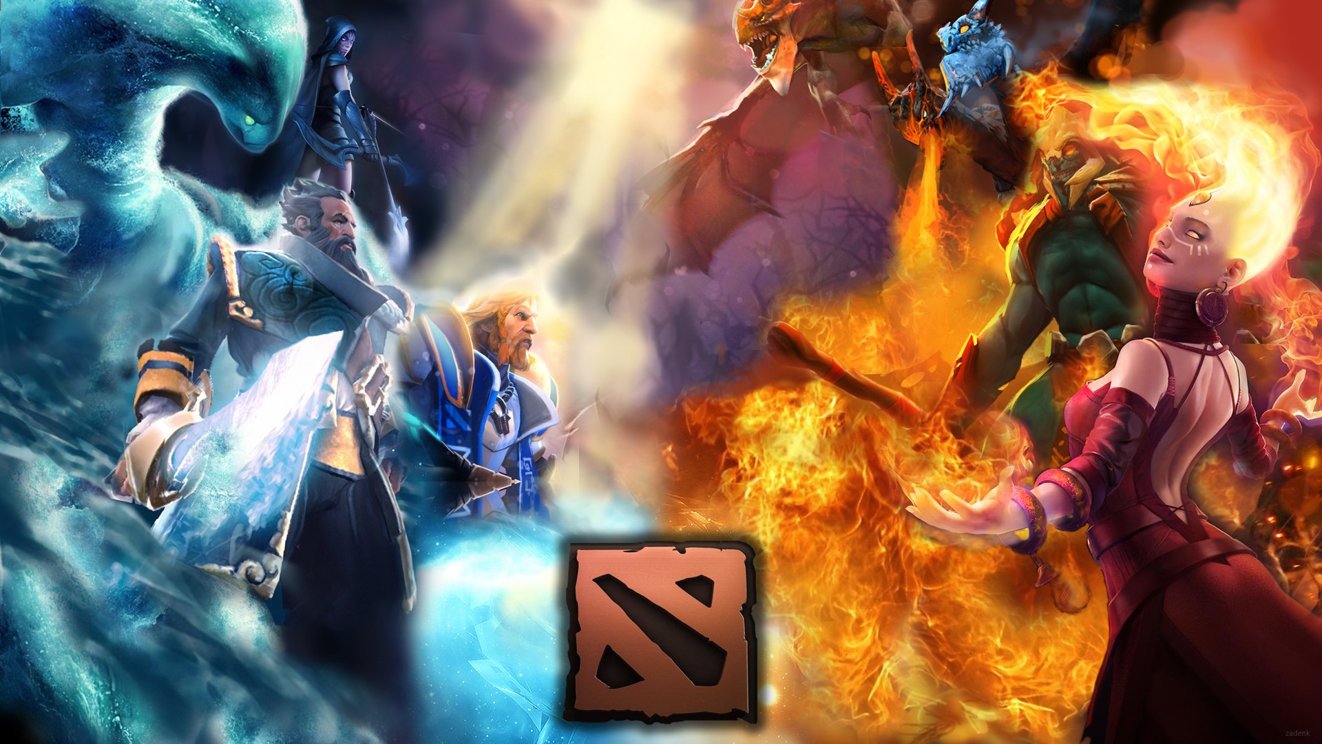 Kết quả hình ảnh cho VS dota 2 wallpapers hd