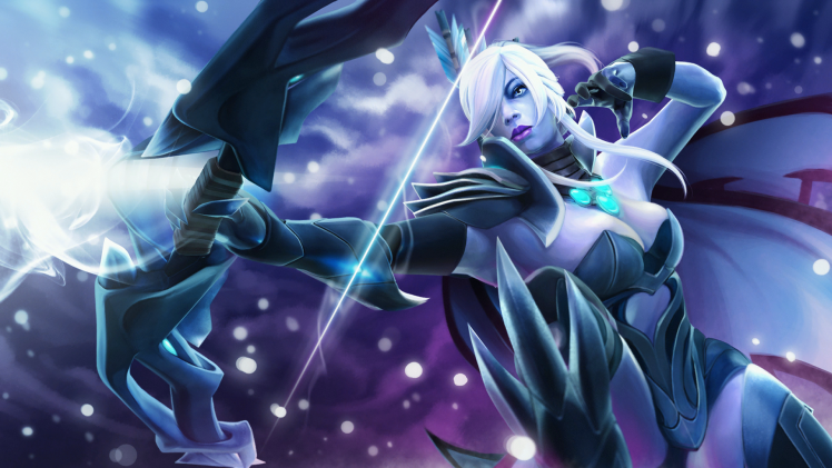 Kết quả hình ảnh cho drow ranger wallpaper