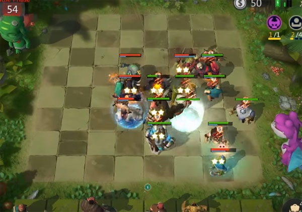 Sử dụng phép trước Auto Chess Mobile