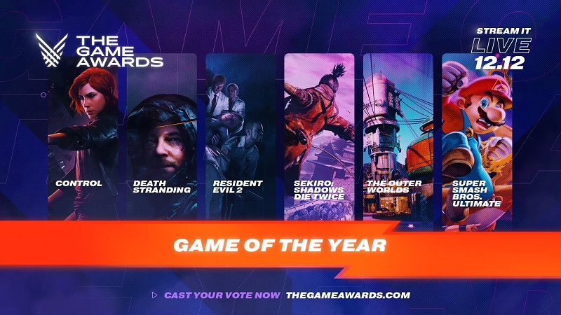 Kết quả hình ảnh cho The Game Awards 2019 CONTROL