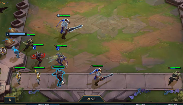 Garen Đấu Trường Chân Lý gameplay