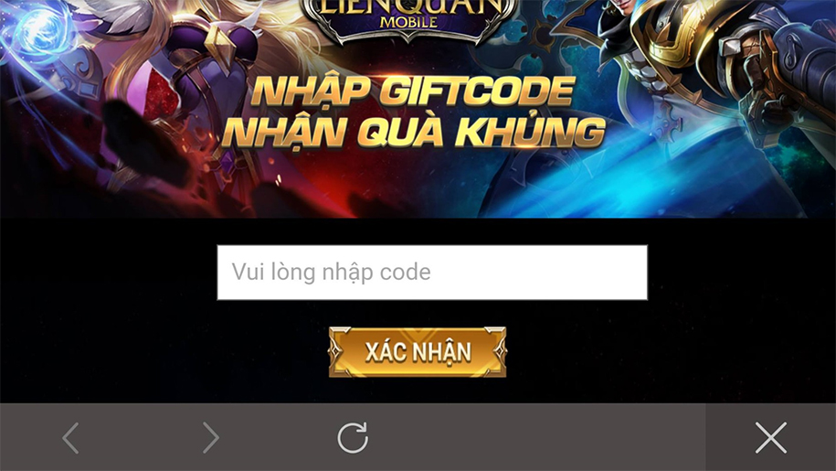 Nhập giftcode sự kiện Liên quân Mobile 20/10 ở đâu?