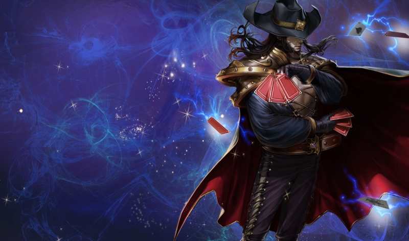 Twisted Fate là pháp sư có khả năng di chuyển gần như cả bản đồ với chiêu cuối của mình